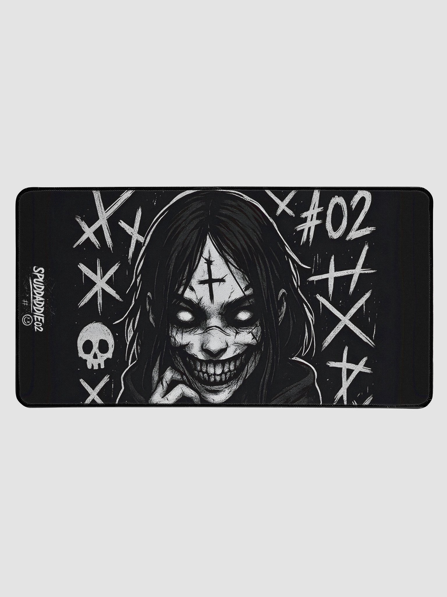 #02 SPUDDADDIE // Blackout Curse Desk Mat product image (1)