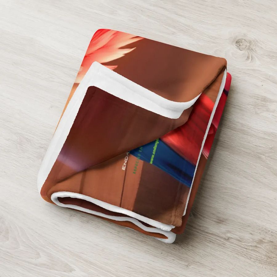 Endangered Species - Mexico - Scarlet Macaw Throw Blanket product image (7)
