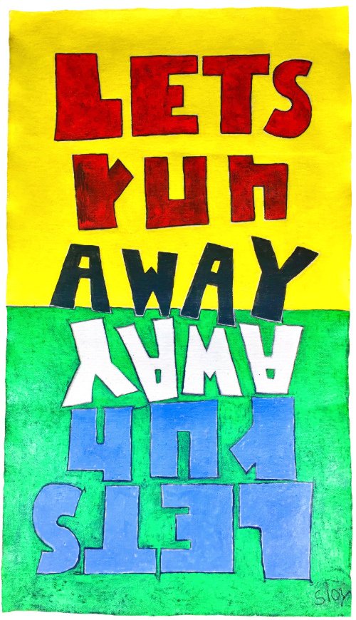 Lets Run Away Poster product image (1)