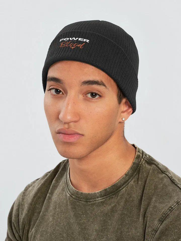 Power In The Blood | Organic Cotton | Beanie product image (2)