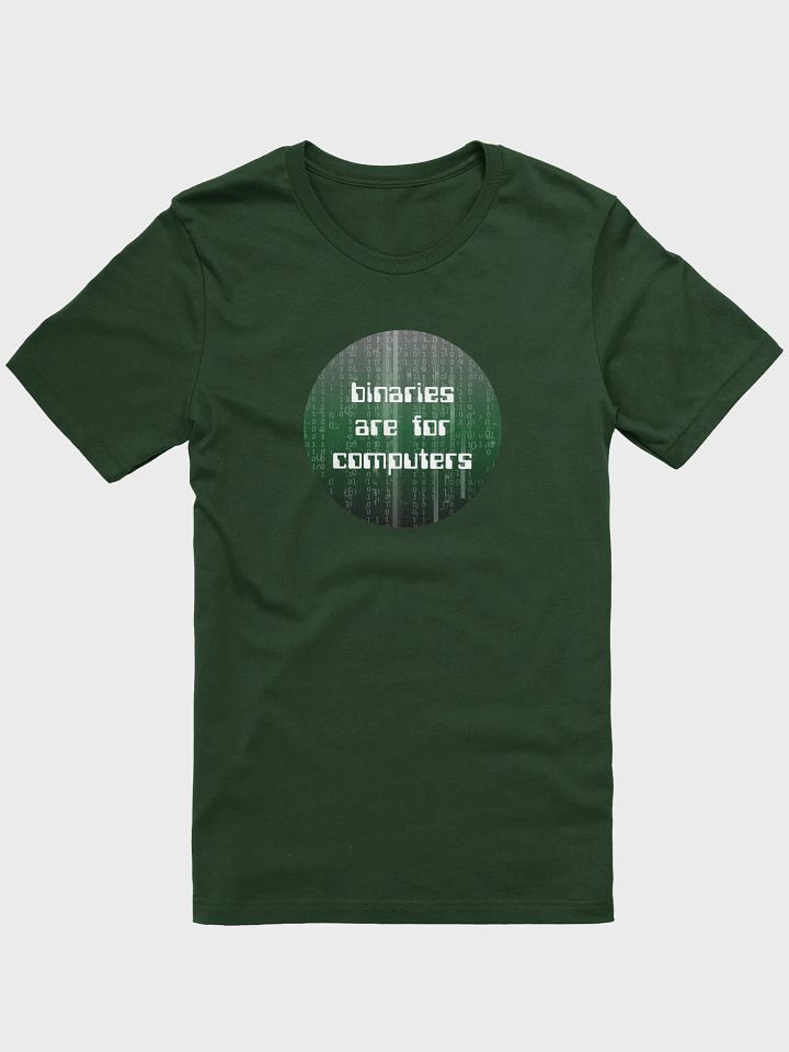 binaries are for computers neutrois t-shirt product image (1)