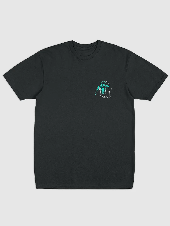 Cyan Scream Gh0stie Tee - Black product image (1)