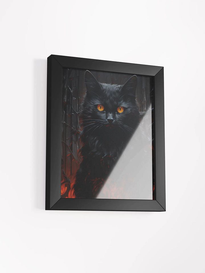 Mystical Gaze - Framed Matte Cat Poster product image (2)