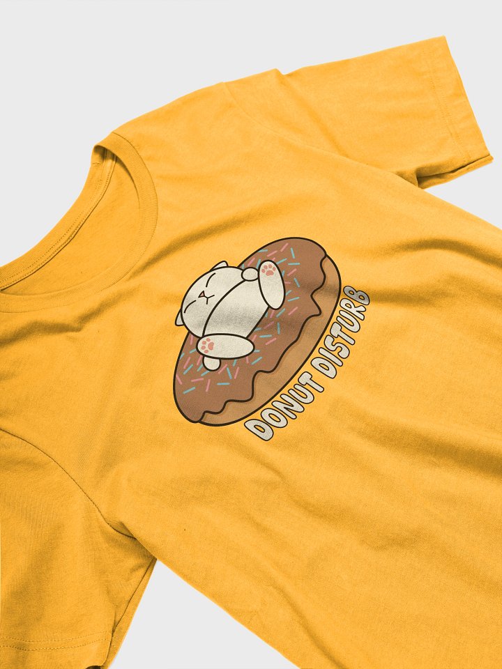 Donut Disturb Cat - Unisex Adult Super Soft Lightweight T-shirt product image (2)