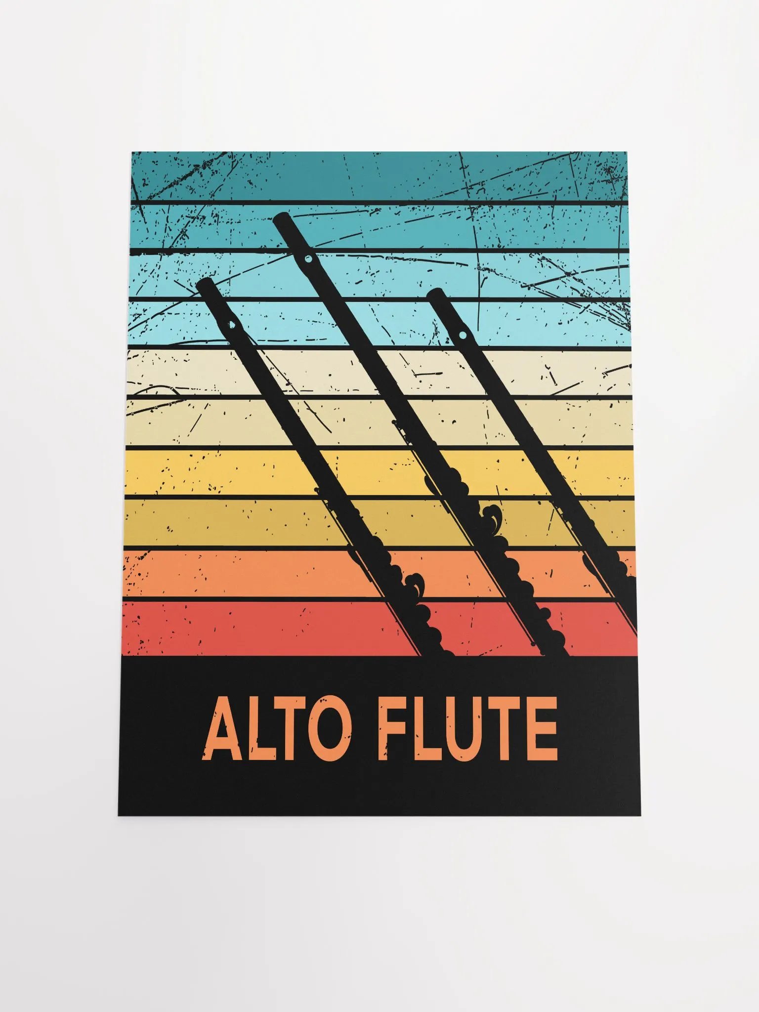 Small Abstract Flute Poster - Alto product image (4)