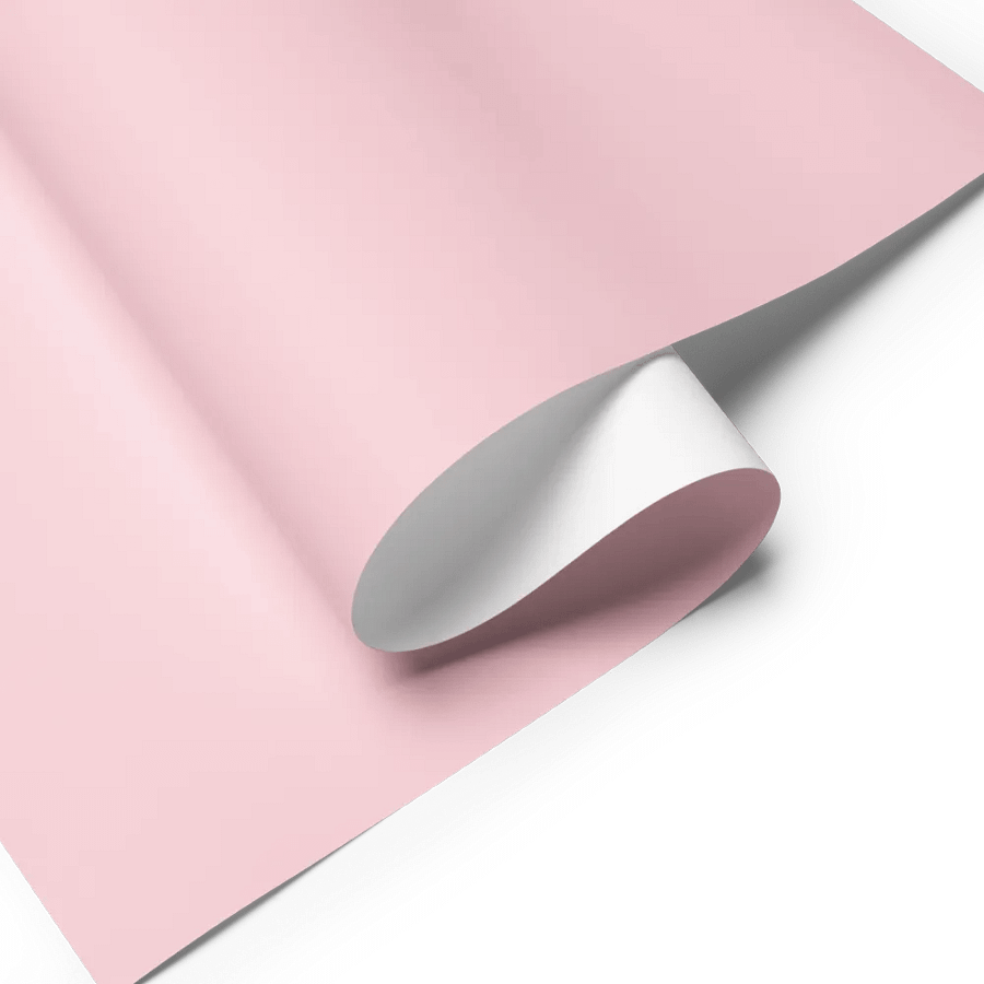 Pale Pink Solid Holiday Christmas Wrapping Paper Sheets (3) product image (7)
