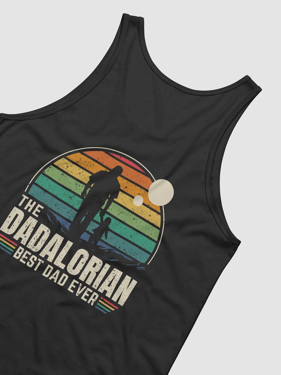 Sunset Dadalorian Best Dad Ever - Tank Duplex printing product image (5)