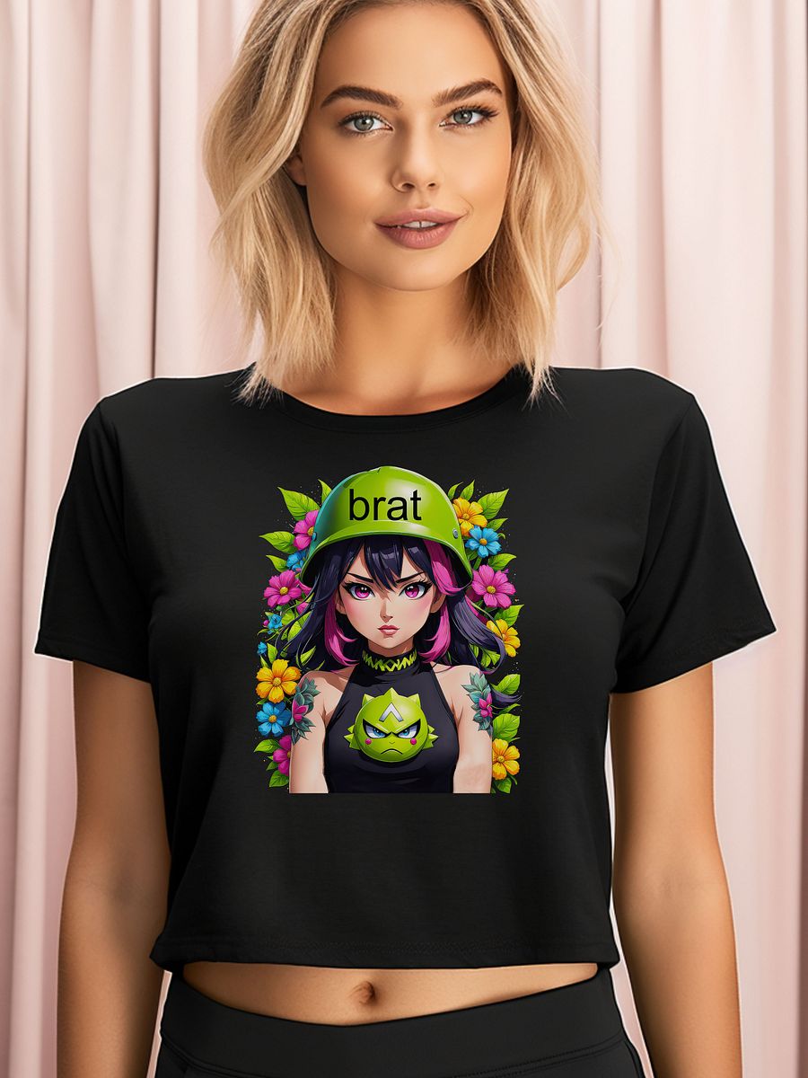 Brat Army Girl - AS Colour Women's Premium Crop Top product image (1)