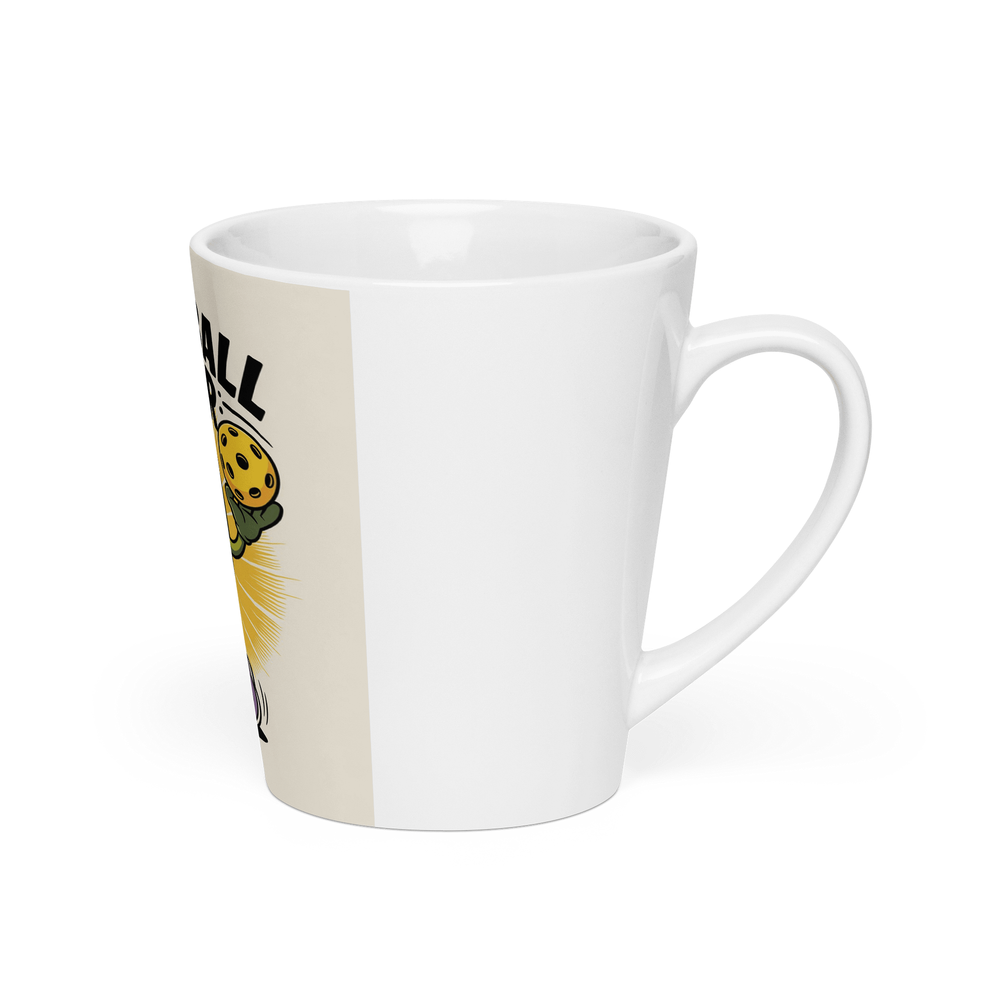 Pickleball Power Latte Mug product image (2)