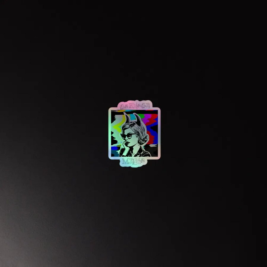 Garbage Media Pop Art Holographic Sticker product image (4)