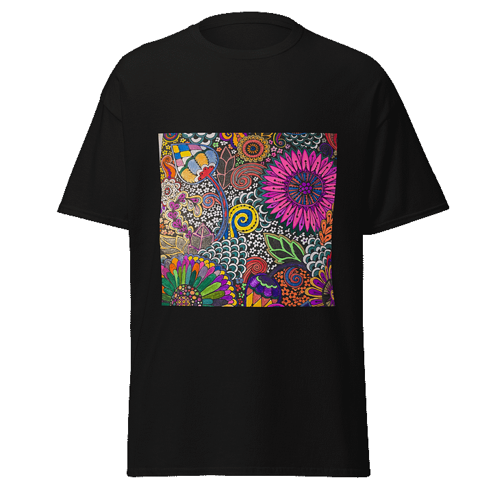 Floral Doodle Delight T-Shirt product image (1)