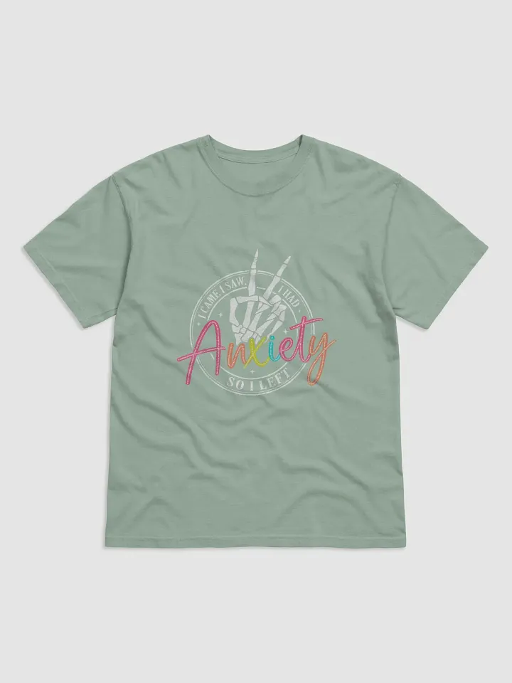 Vibrant Anxiety Typography Tee product image (4)