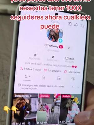 #LIVEIncentiveProgram #LIVEWithLessFollowers #PaidPartnership amigos ya pueden aser live aun que te gan pocos seguidores 😱😱😱😱