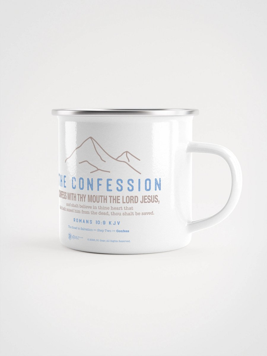 Mug, The Road to Salvation, Step 2, CONFESSION/Confess, Premium Enamel Mug product image (8)