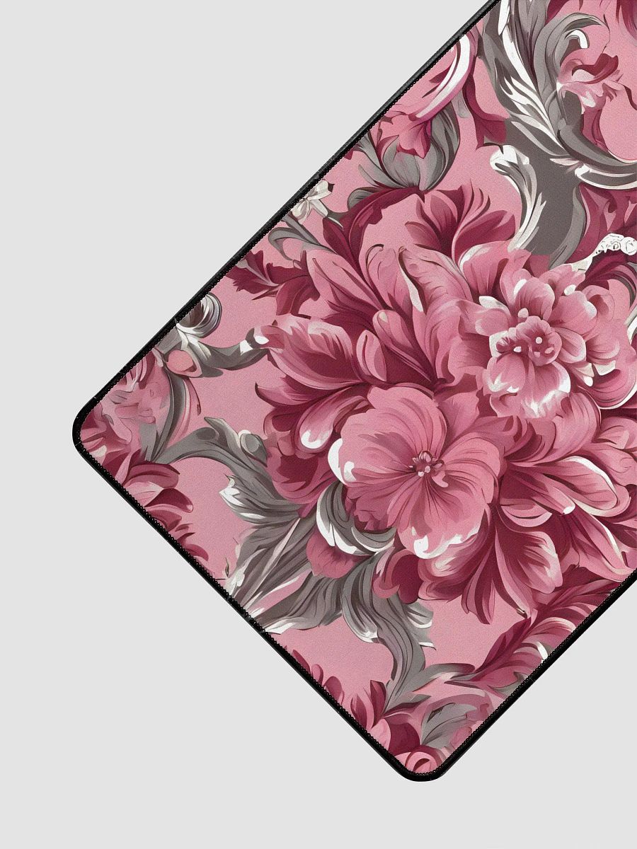 Desk Mat (31.5x15.5 inches) - Pink Floral Design 2 product image (3)