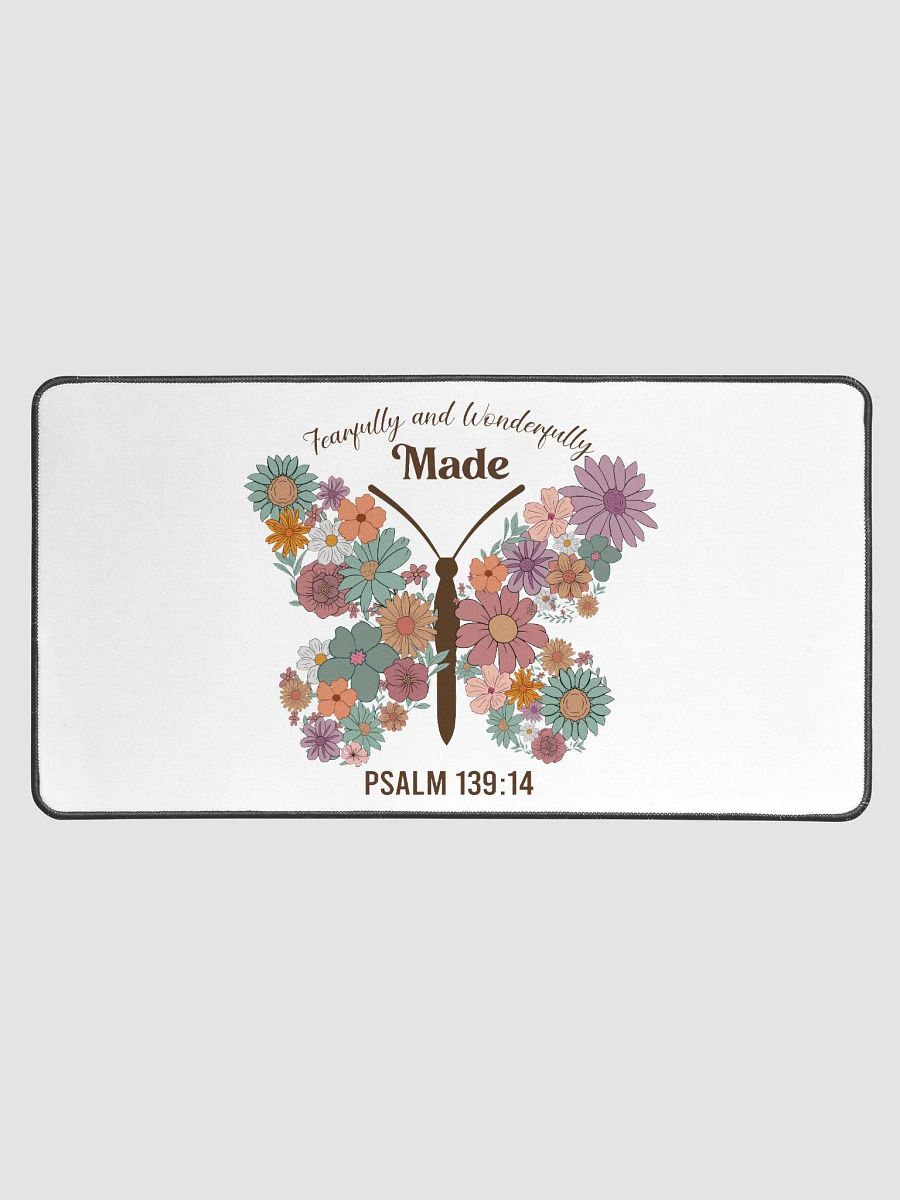 Fearfully & Wonderfully Made - Psalm 139:14 Desk Mat product image (1)