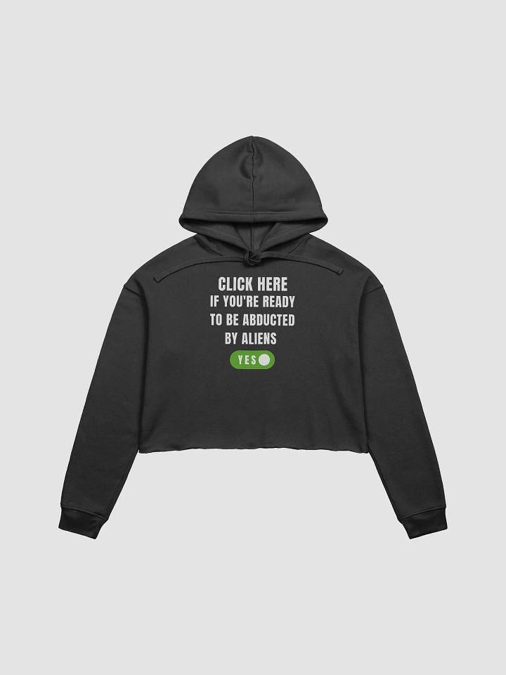 Down for Abduction Crop Hoodie product image (1)