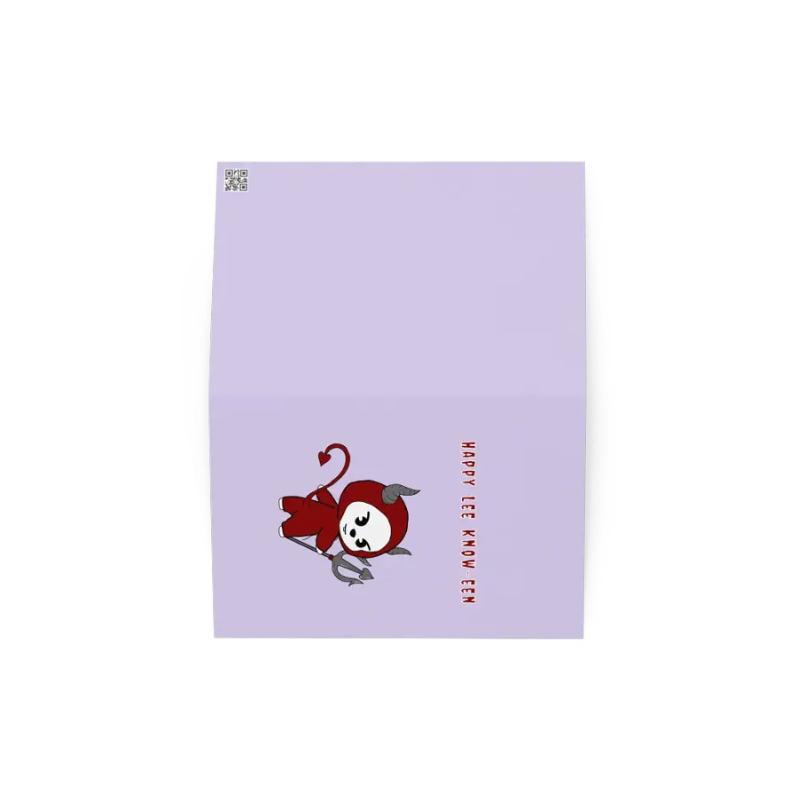 Happy Lee Know-een | Devil Lee Know Greeting Crard product image (8)