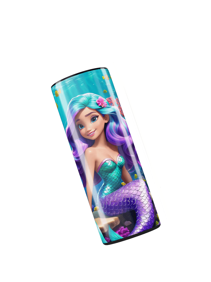 Mermaid Princess 20 oz Skinny Stainless Steel Tumbler - v1 product image (4)