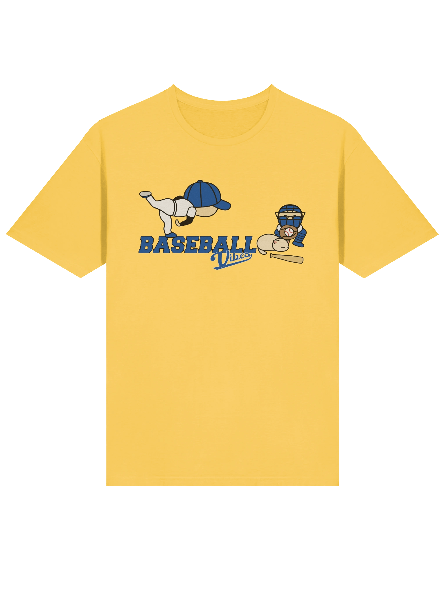 Baseball Cat (Baseball Vibes) - Unisex Adult Super Soft Lightweight T-shirt product image (1)