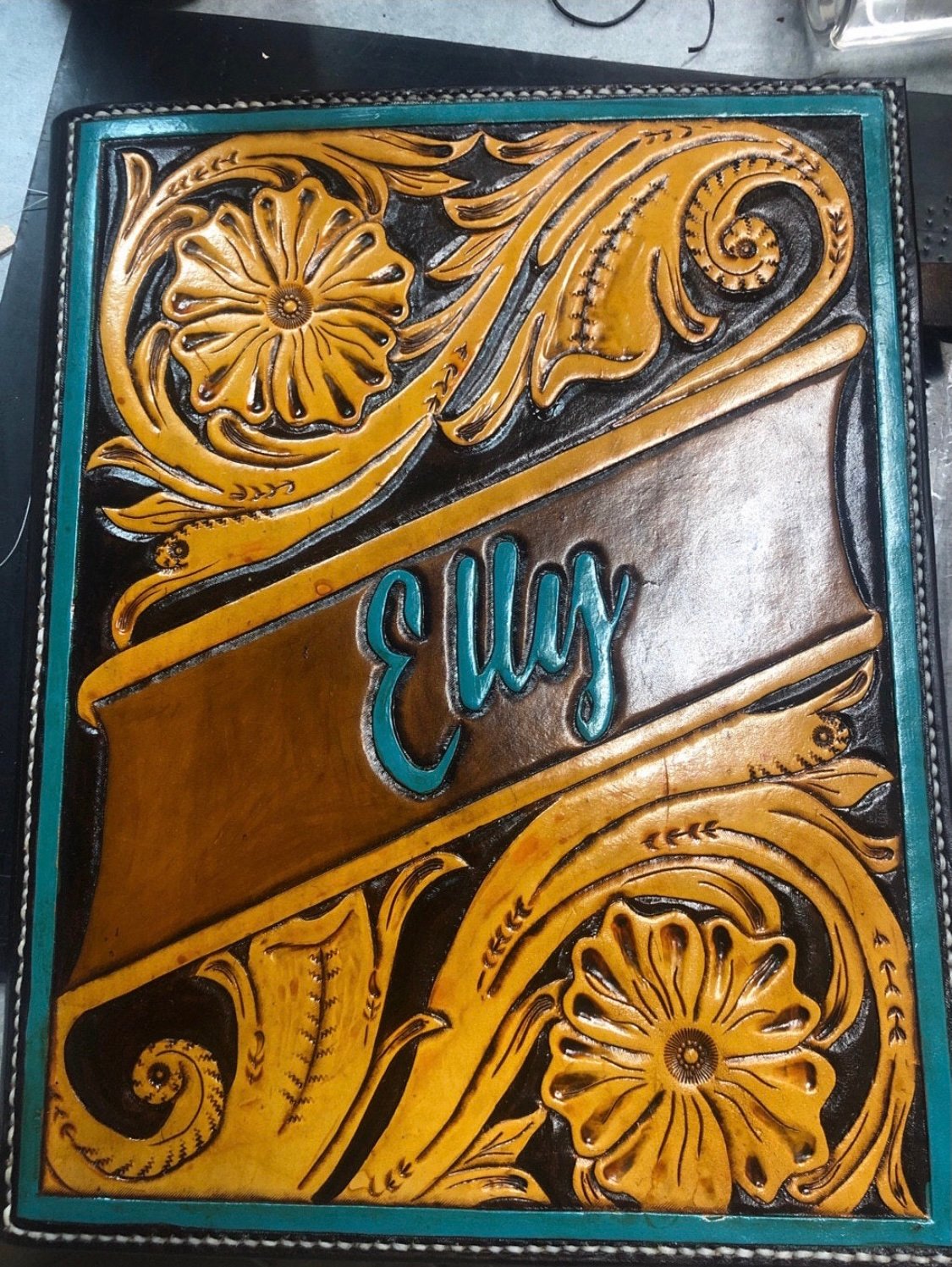 Custom Leather Padfolio product image (8)