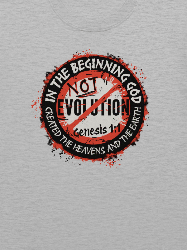 In The Beginning God, Not Evolution T-Shirt product image (2)