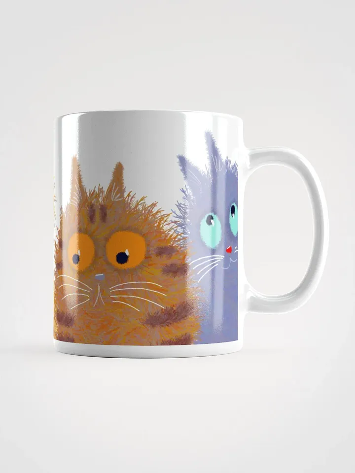 Funny Cat Crew – Hilarious Hand-Drawn Cat Mug product image (2)