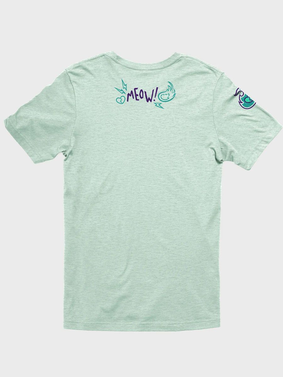 Heartbreaker Virtual Meow // T-Shirt - Teal Light Mode product image (2)