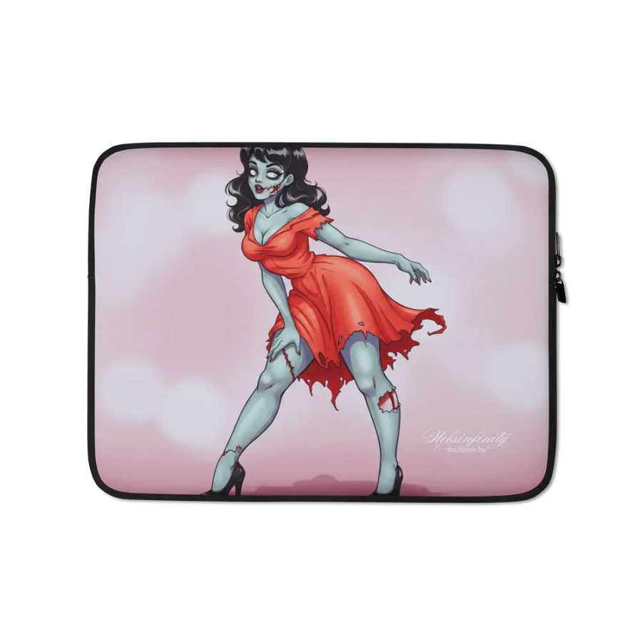 V1 Zombie Pinup Laptop Sleeve product image (1)