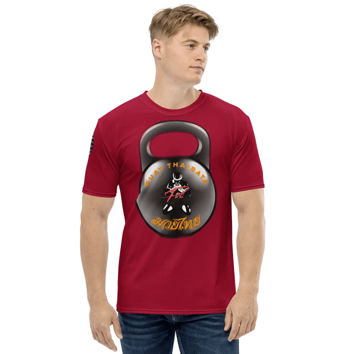 Muay Thaibata Training shirt, deep red product image (2)