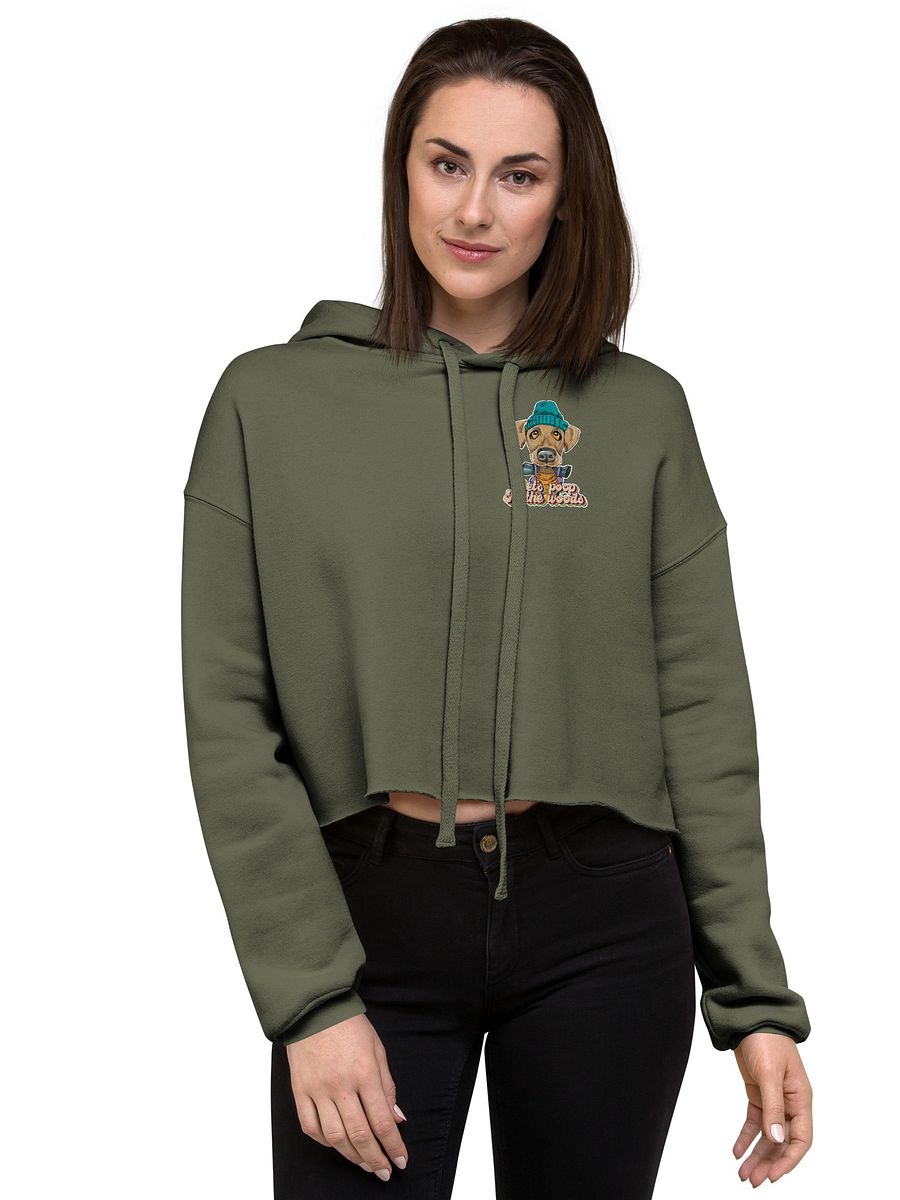 Cropped hoodie All colors - Let's poop in the Woods product image (1)