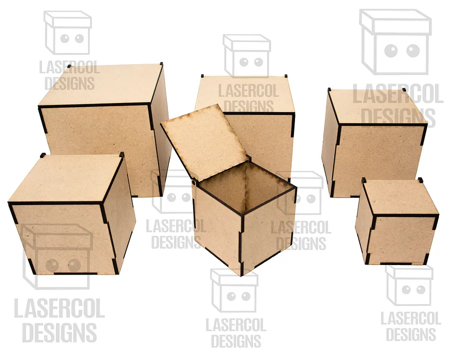 Boxes Bundle (Set 5, 6) - Laser Cut Files product image (7)