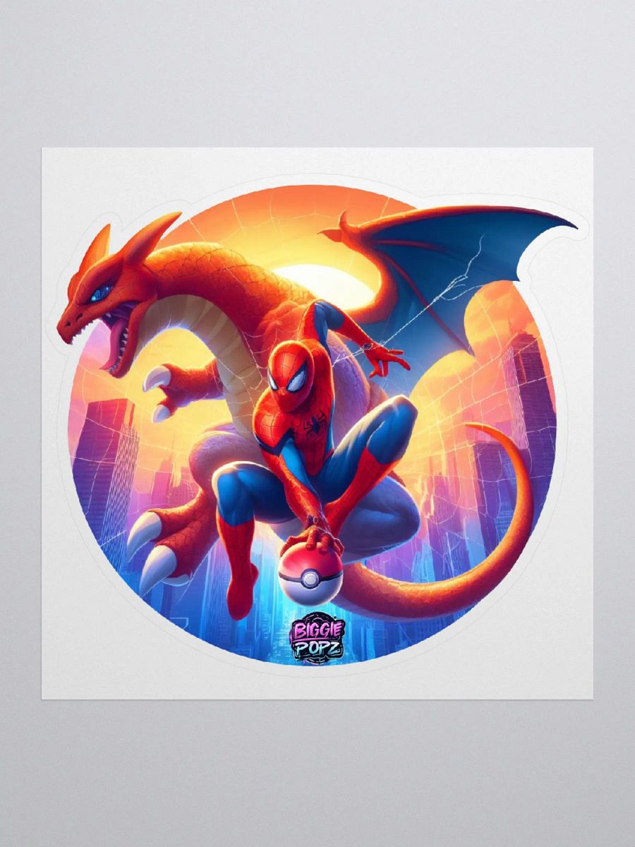 Spider-man x Chairzard x Biggiepopz sticker product image (1)