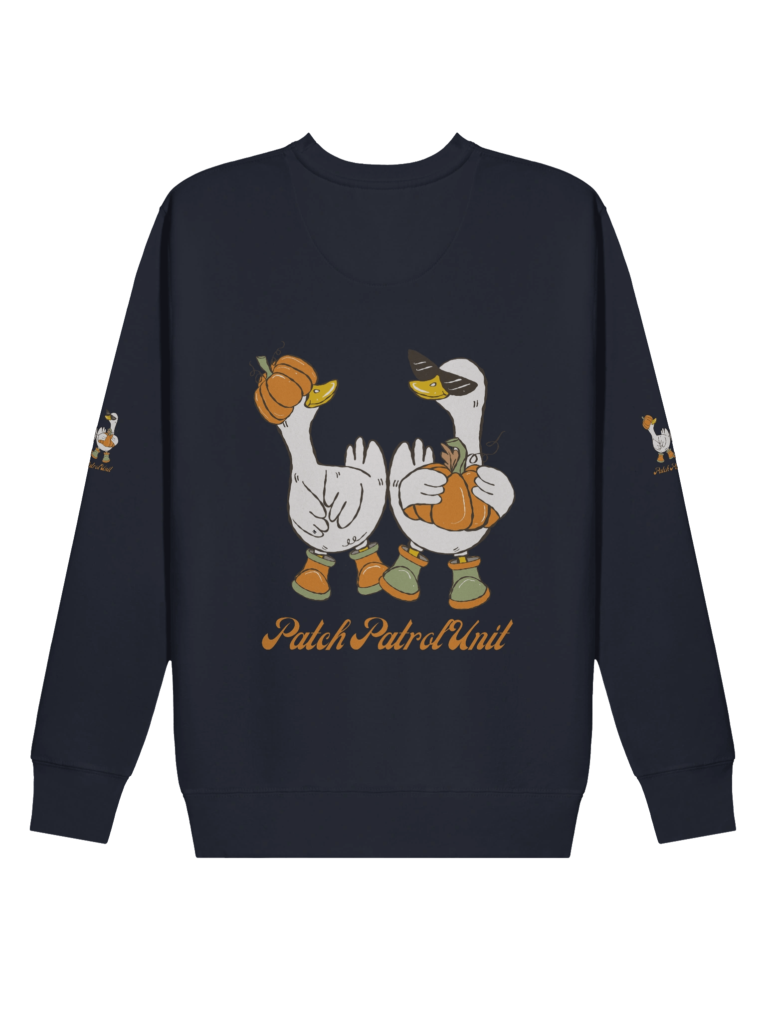 Patch Patrol Unit Pumpkin Duck Graphic Sweatshirt product image (49)