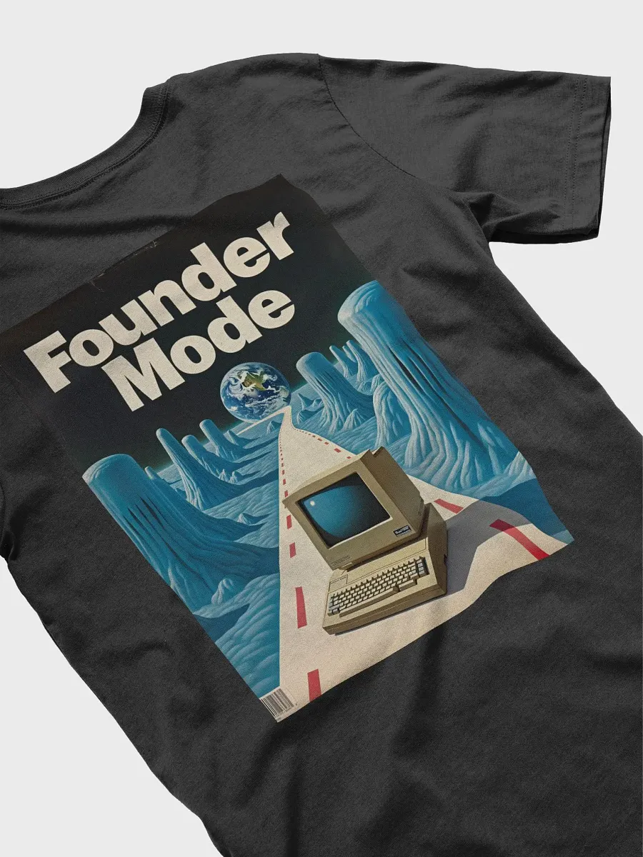 founder mode retro t-shirt (100% cotton) product image (2)