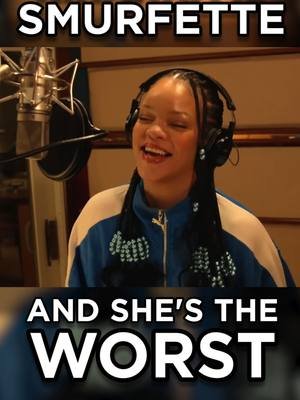 Rihanna is Smurfette...and she's the WORST! Full Video on YouTube (ElectricDragon505) #fyp #fypシ゚ #animation #animations #animationtiktok #cartoon #cartoons #cartoontiktok #cartoontiktokvideos #movie #movies #film #films #cinema #moviereview #moviereviews #filmreview #filmreviews #review #smurfs #rihanna #voice #voiceactor #voiceacting #worst #bad #badacting #smurfette #2025