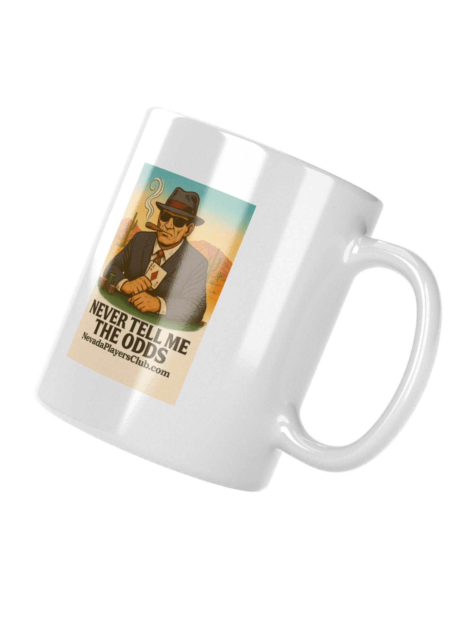White Never Tell Me The Odds Mug - Desert Edition product image (8)