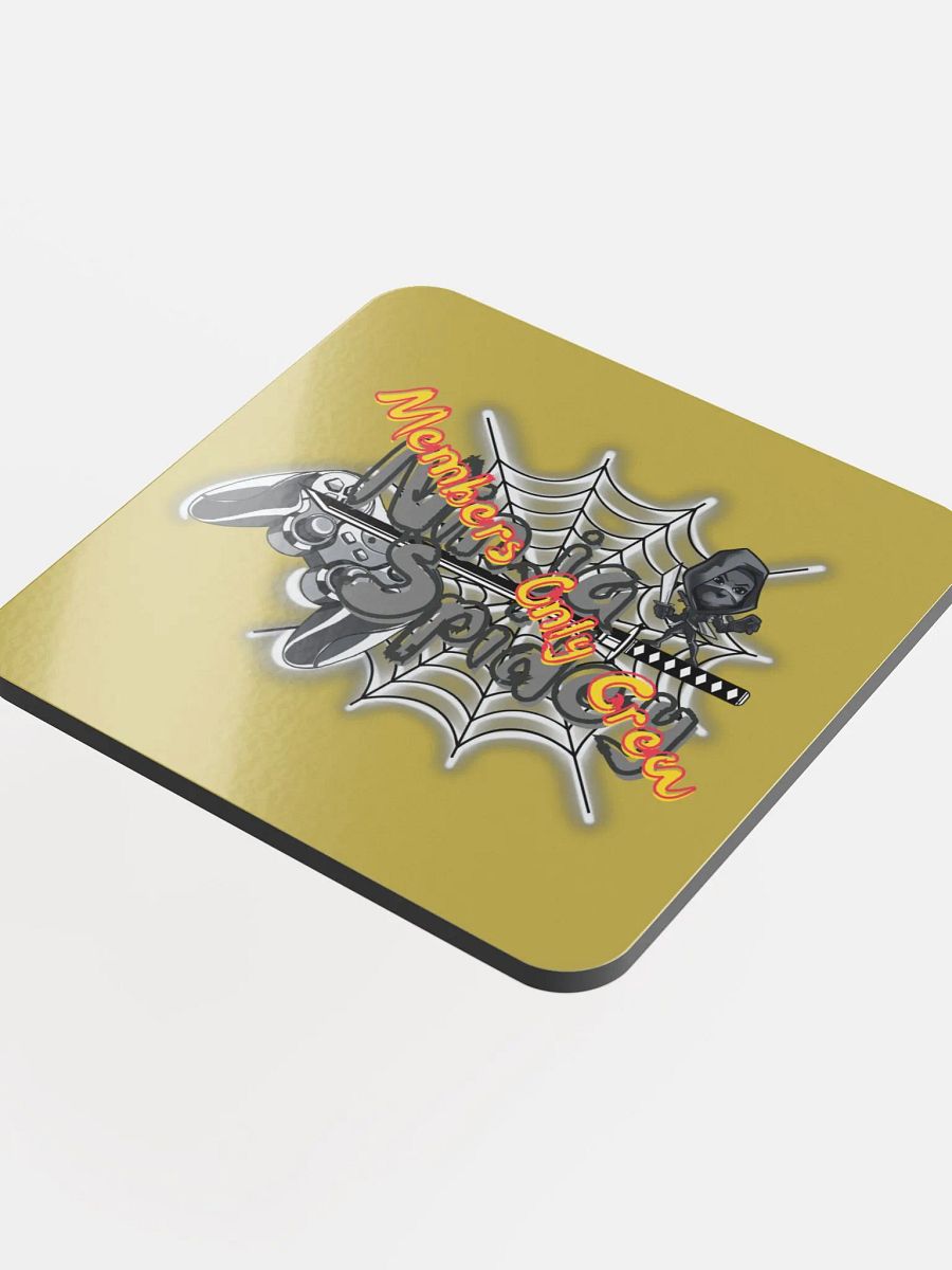 Members Only Glass Coaster (Gold) product image (4)