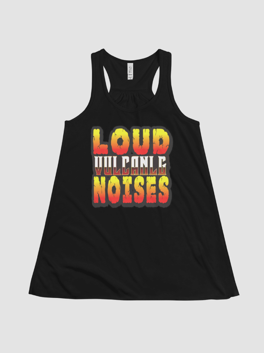 LOUD NOISES Logo Women's Flowy Racerback Tank Top product image (1)