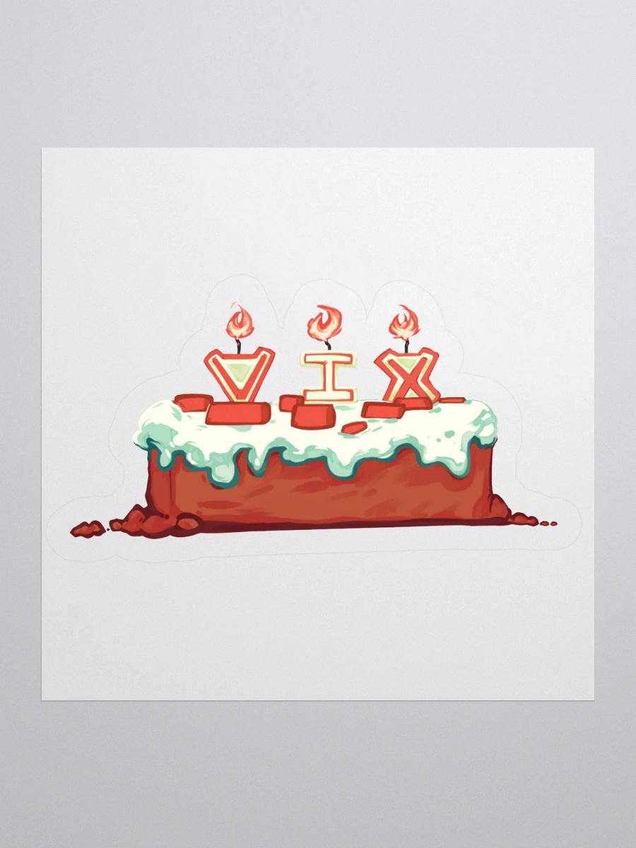 "I'll Make a Cake" w/ Candles Sticker product image (3)
