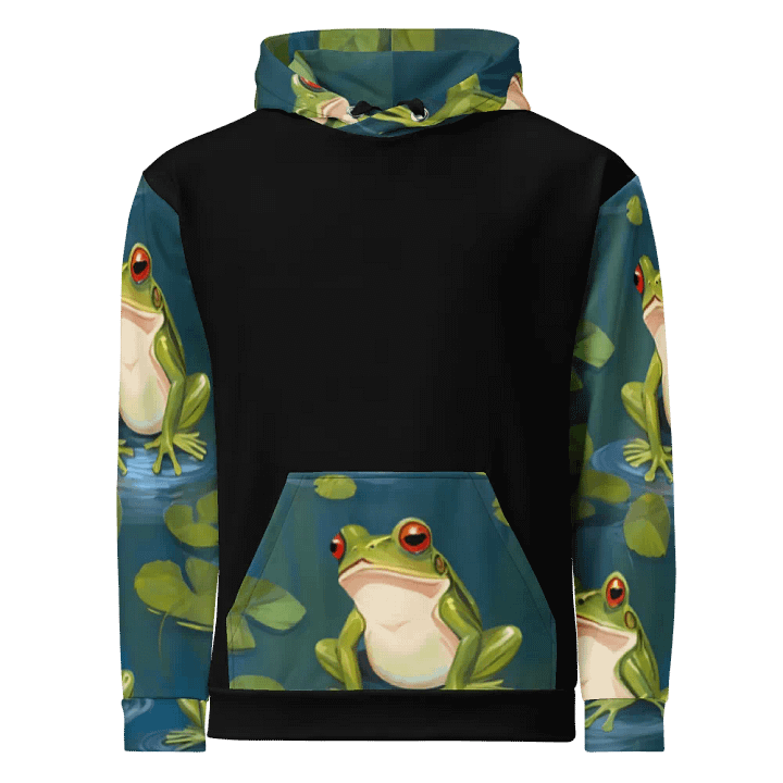 Playful Frog Unisex Hoodie product image (1)