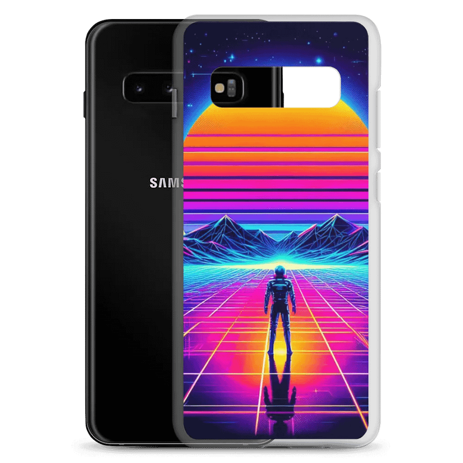 Neon Grid Samsung® Case | Ai Design product image (9)