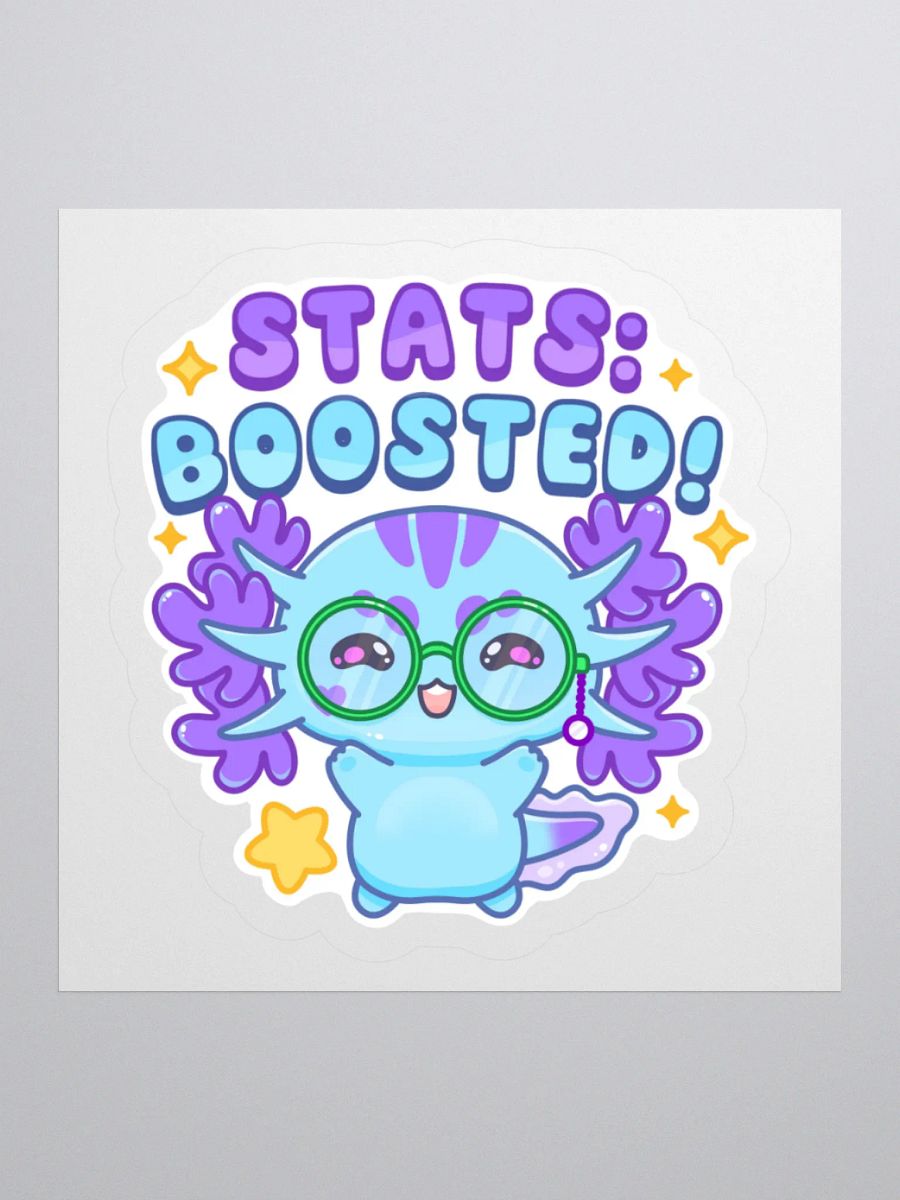 Stats Boosted Sticker product image (3)