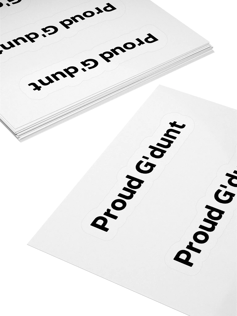 Pround G'dunt Stickers product image (12)