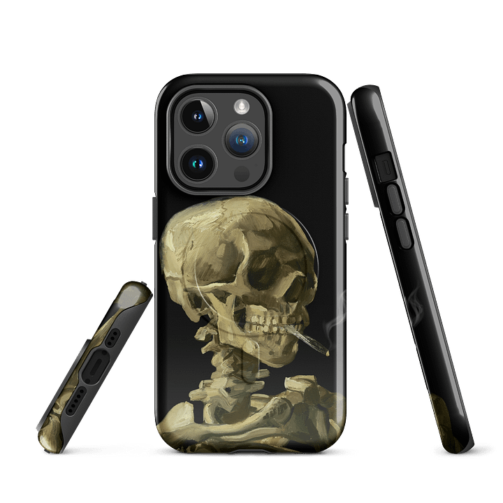 Smoking Skeleton iPhone® MagSafe® Tough Case product image (1)
