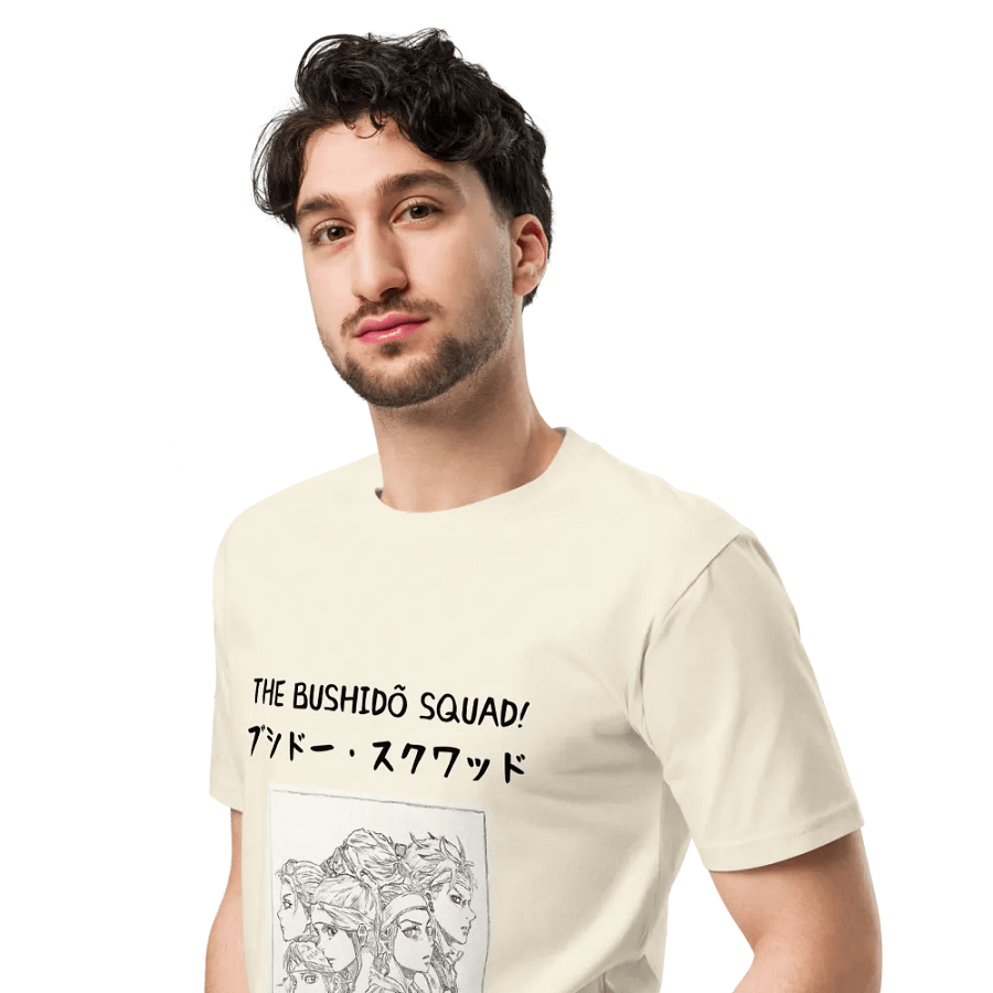The Bushidõ Squad - Unisex T-Shirt [Cream and White] product image (4)