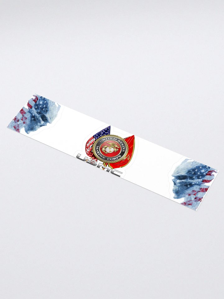 Skull Flag & USMC sticker product image (1)