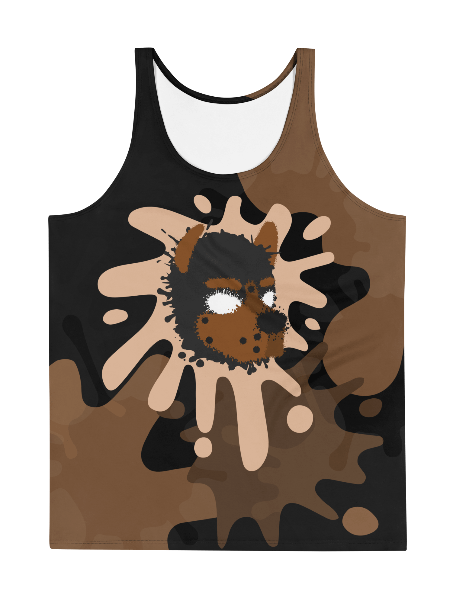 Dark Chaos Splatter Tank - Brown product image (1)