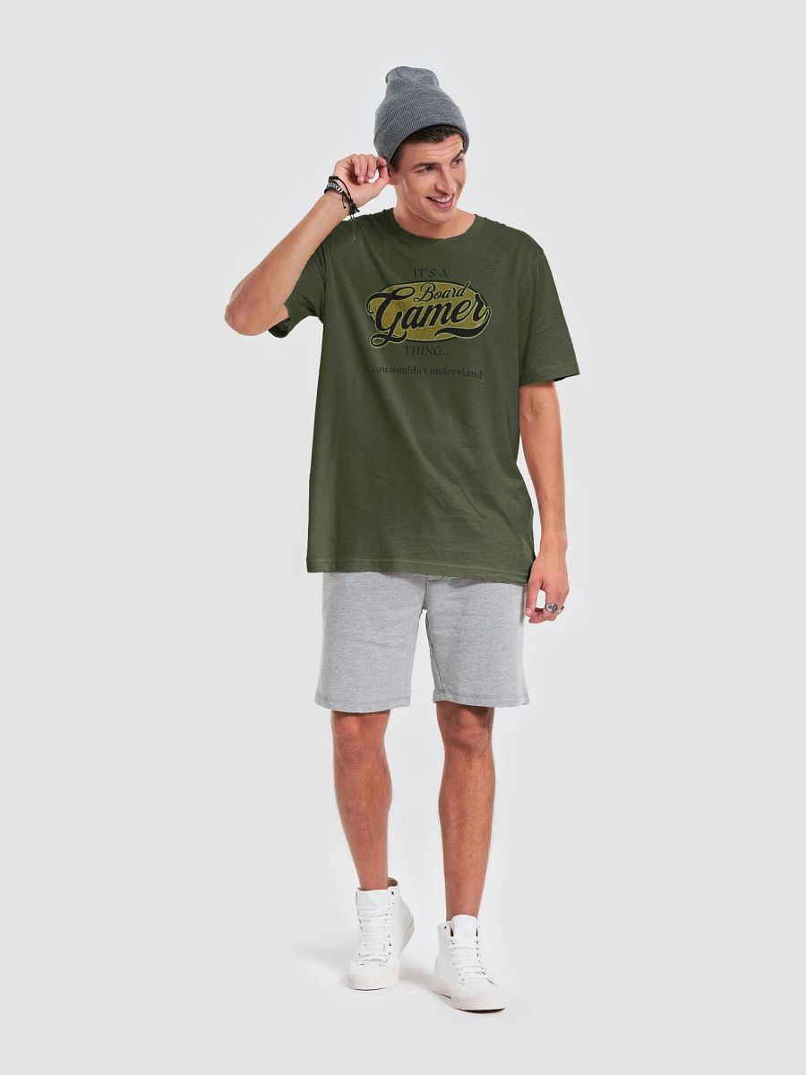 It's a Board Gamer Thing Retro Shirt - Olive product image (6)