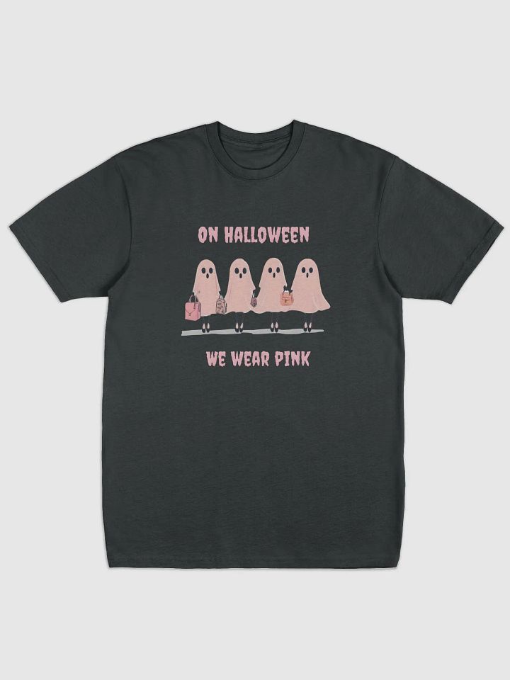 On Halloween We wear Pink tshirt product image (1)